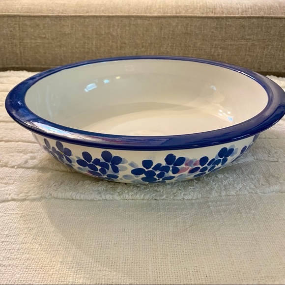 christopher vine design new zealand large hand painted ceramic bowl - Picture 1 of 4